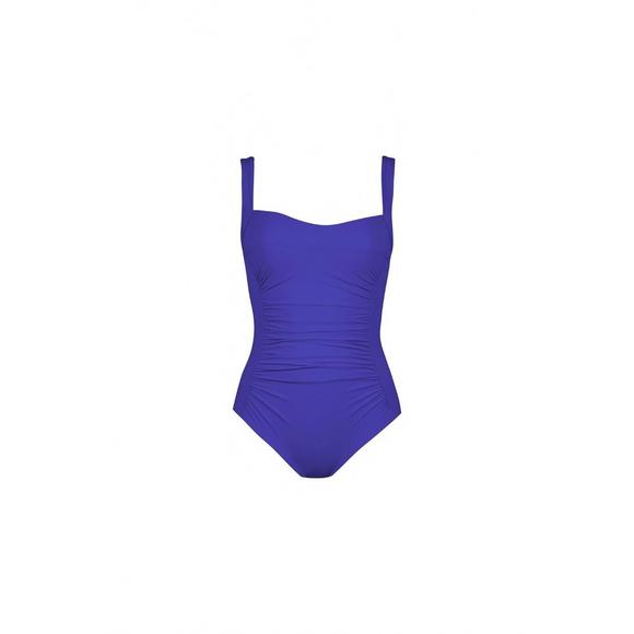 NEW KARLA COLLETTO women's basics square neck underwire tank one piece swiimsuit - Picture 1 of 2